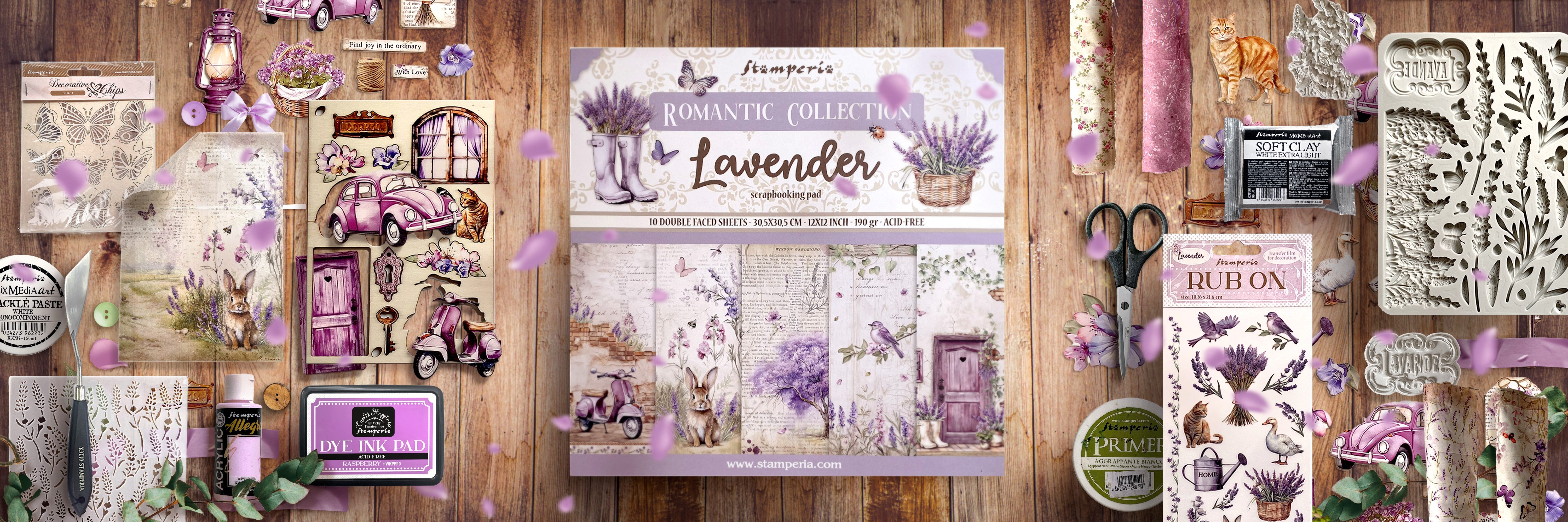 Lavender - Romantic Collection by Stamperia – Scrap with friends