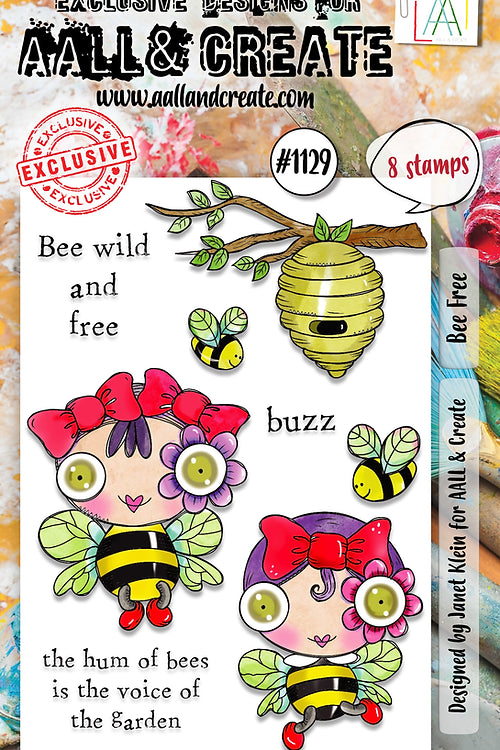 AALL & Create -A6  Clear Stamp - Bee Free