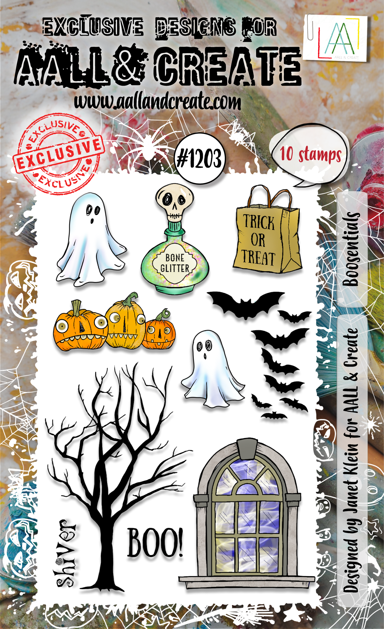 AALL & Create -A7 Clear Stamp - #1203 Boosentials 10 stamps