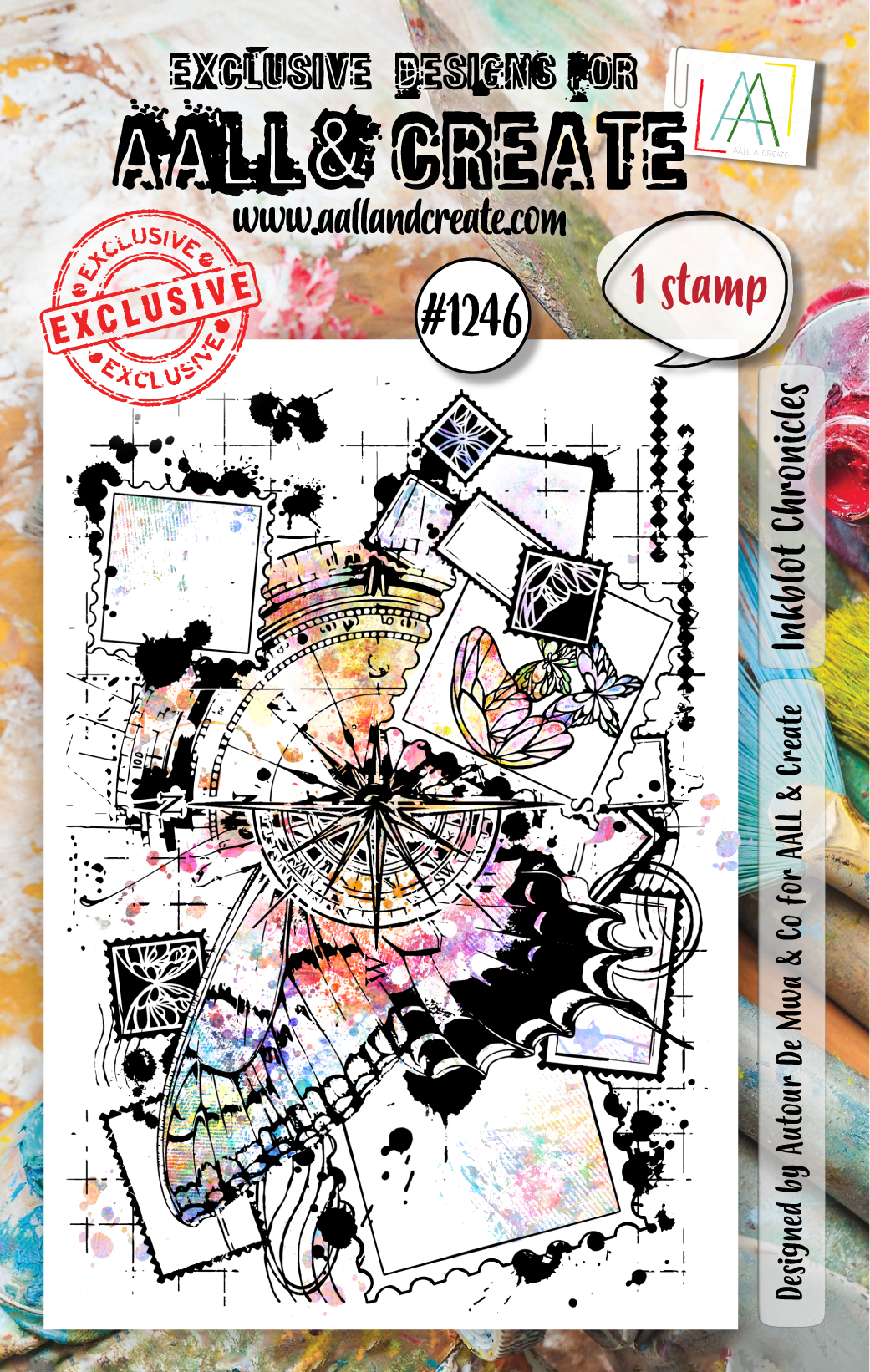 AALL & Create -A6 Clear Stamp - #1246 - Indblot Chronicles