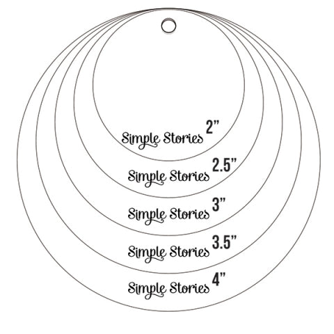 Simple Stories - Snap! Circle Photo Crops