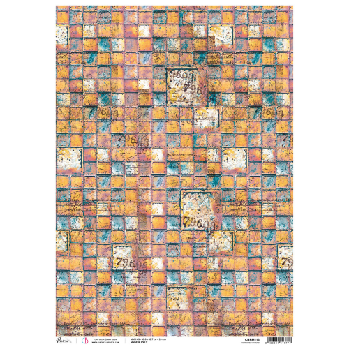 CIAO BELLA -A3 Piuma Rice Paper - Corroded Layers