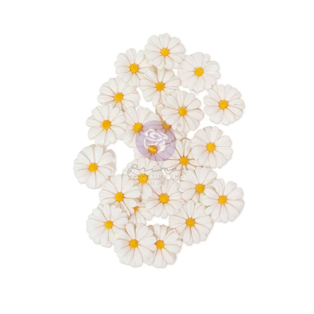 Prima - Among the Wildflowers Collection Flowers – White Meadow – 24 pcs