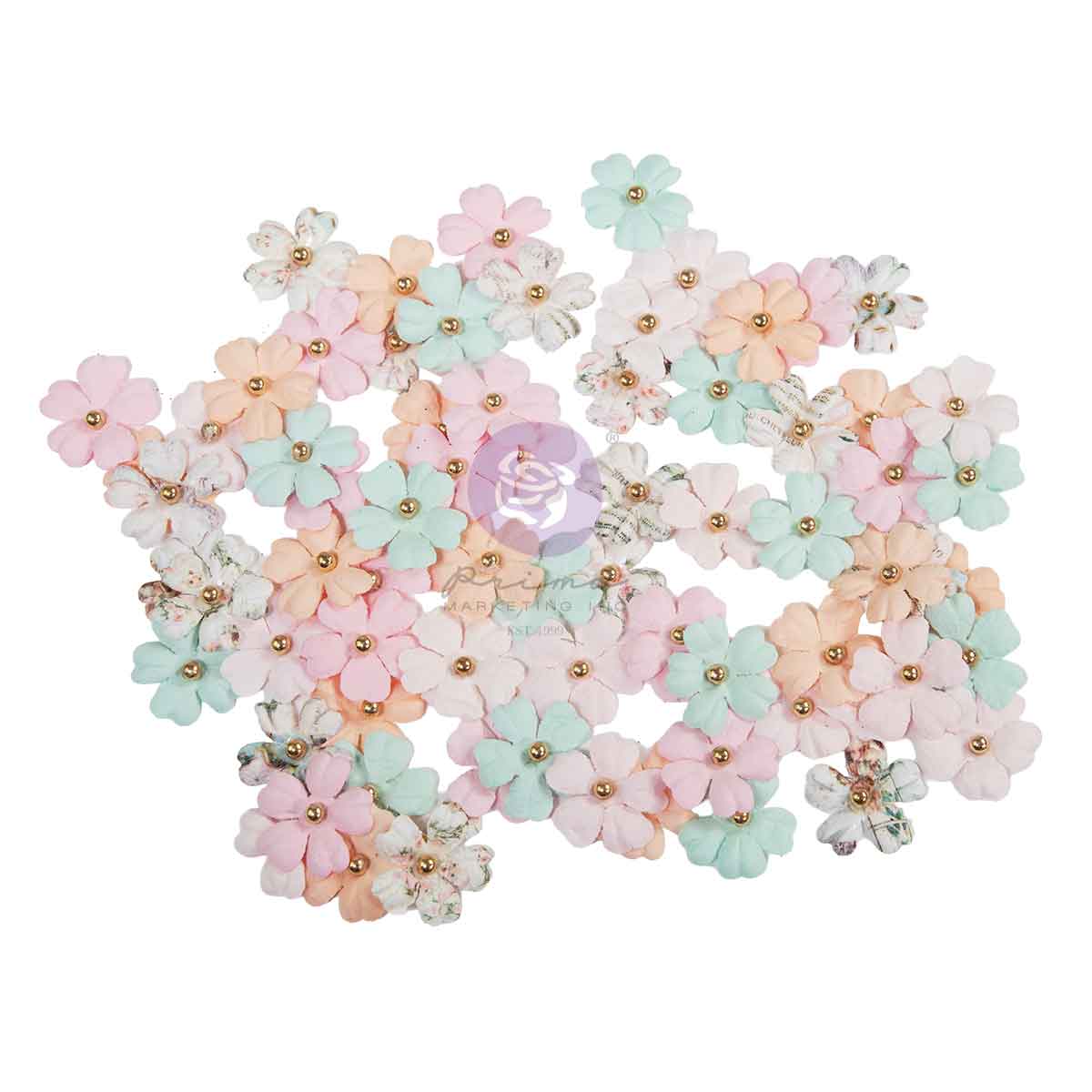 Prima - Christmas Blush Collection Flowers – Jolly Memories – 2 pc