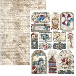 CIAO BELLA -A4 Creative Pad - Bohemian Burgundy