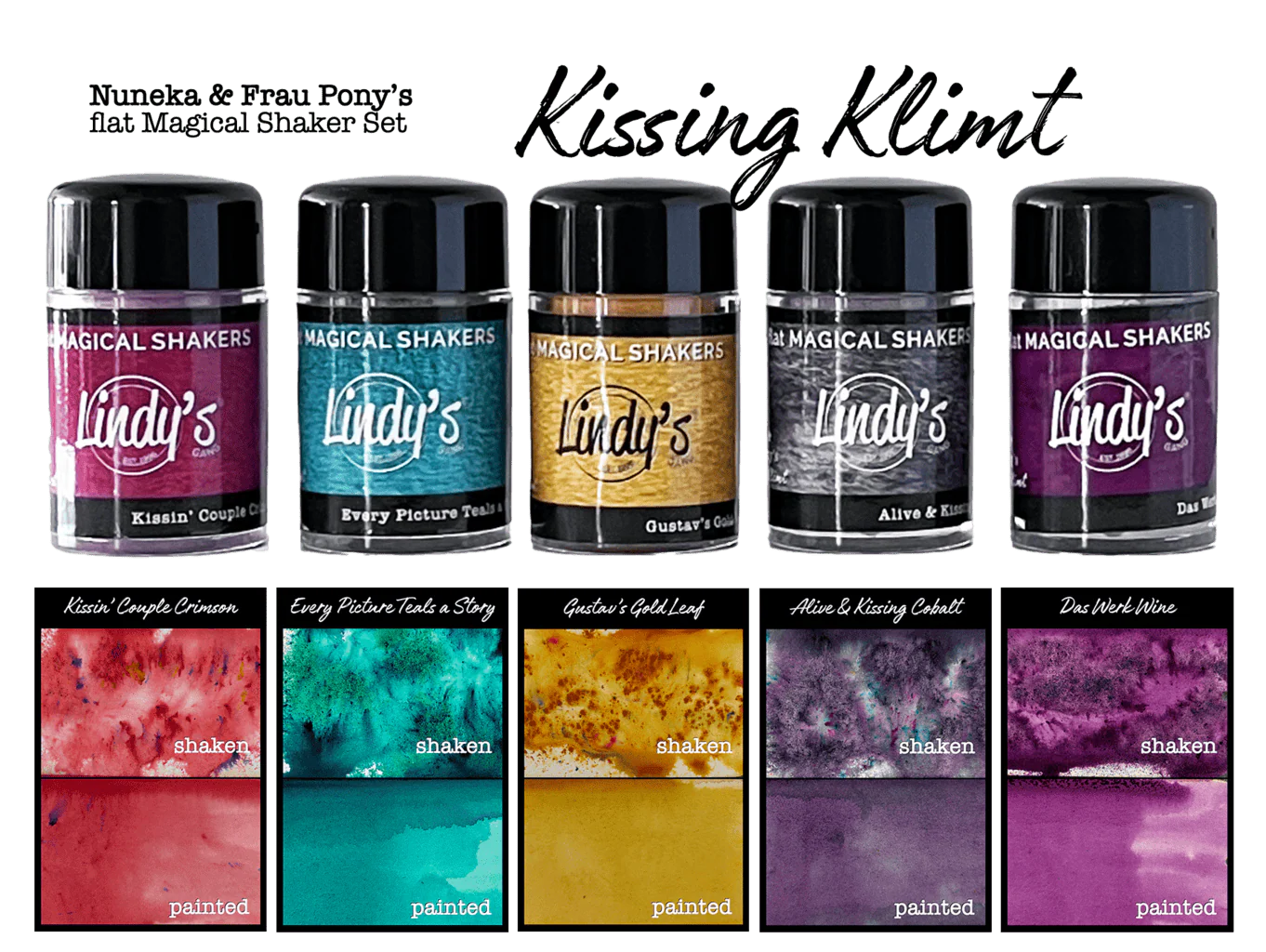 Lindy's - Kissing Klimt Magical Shaker Set 2