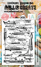 AALL & Create -A6 Clear Stamp - Inking Gears