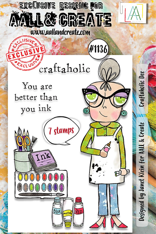 AALL & Create -A7  Clear Stamp - Craftaholic Dee