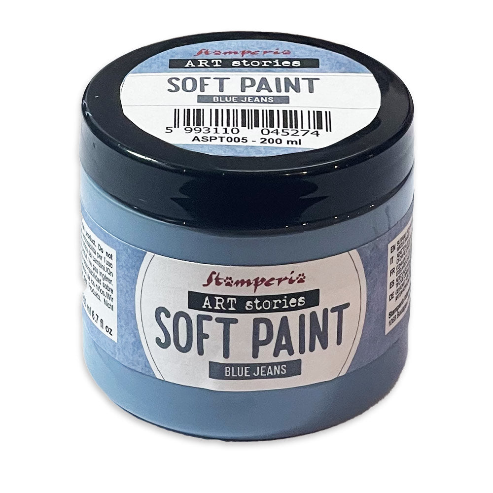 Stamperia - Soft Paint 200ml - Blue Jeans