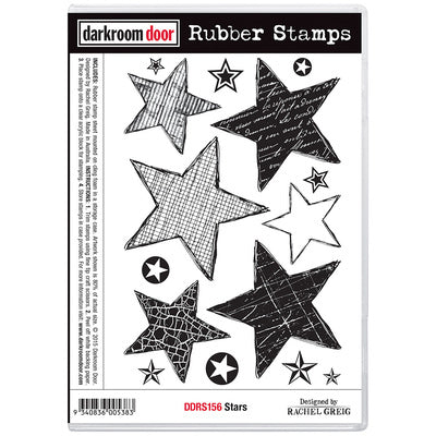DARKROOM DOOR - Rubber Stamp - Stars (DDRS156)