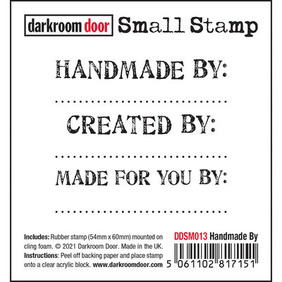 DARKROOM DOOR - Small Stamp - Handmade by