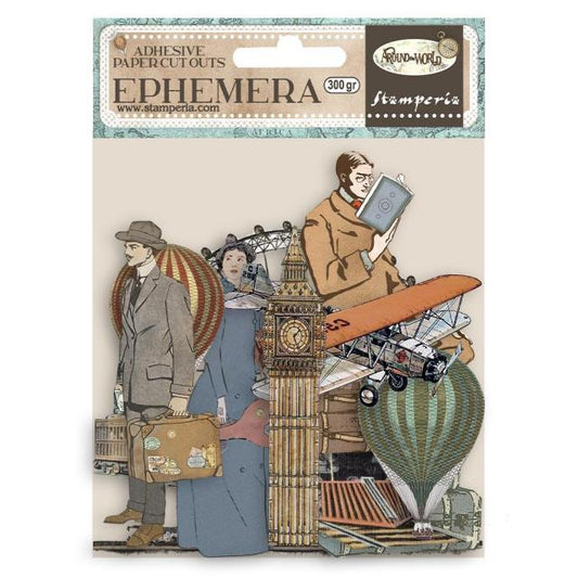 Stamperia - Ephemera - Around the World*