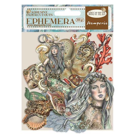 Stamperia - Ephemera - Songs of the Sea - mermaids*