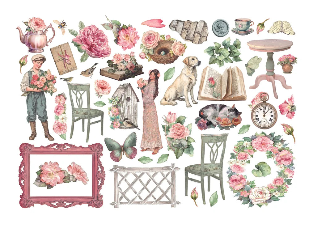 Stamperia - Ephemera - House of Roses