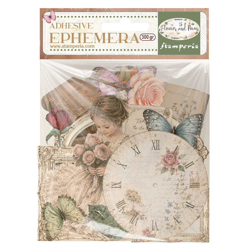 Stamperia - Ephemera - Flowers and Poems
