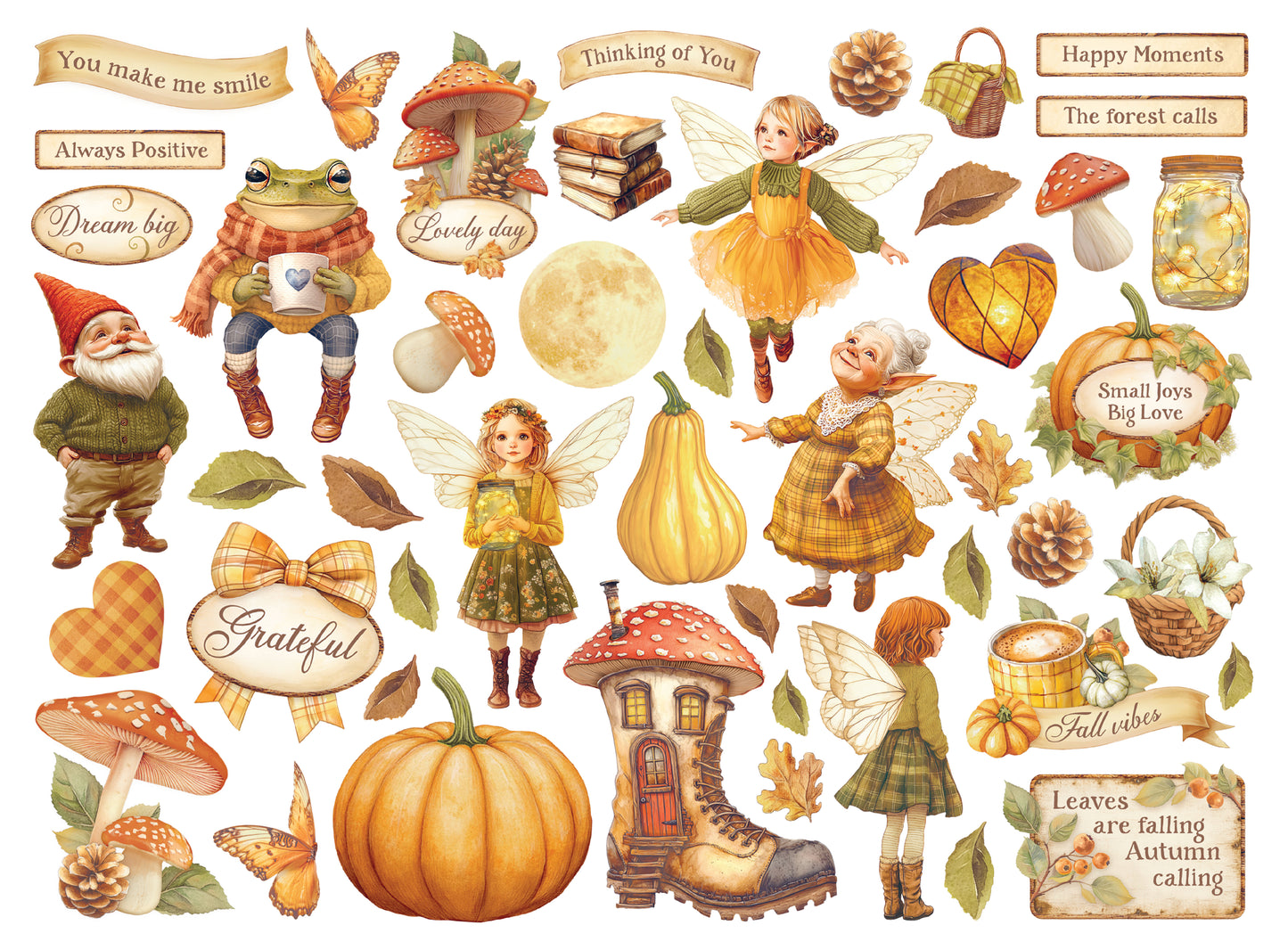 Stamperia - Die Cuts - Whispering Woods