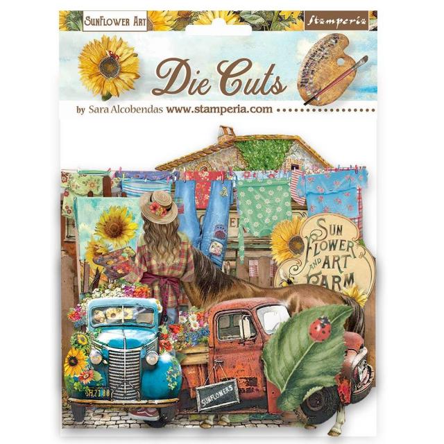Stamperia - Die Cuts - Sunflower Art