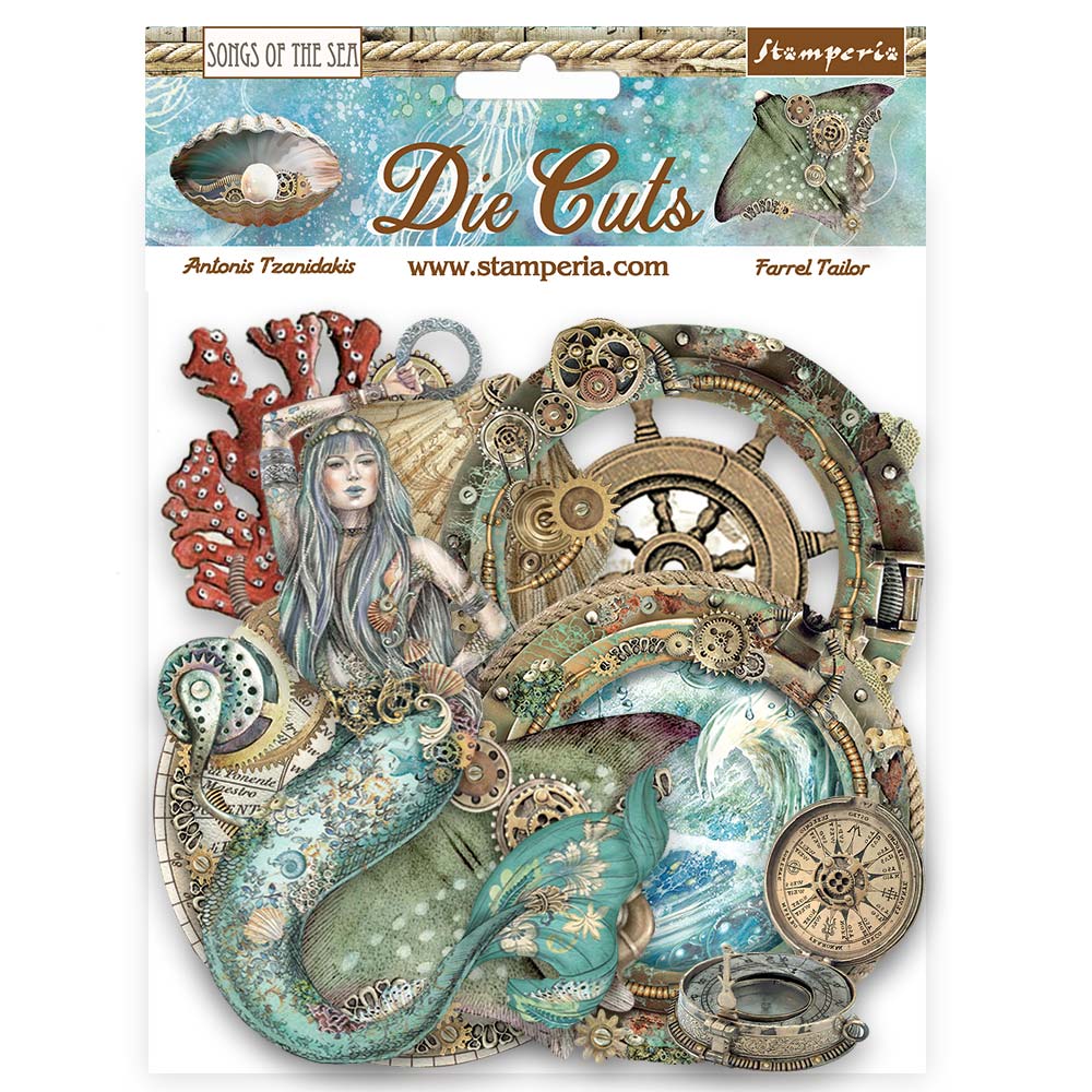 Stamperia - Die Cuts -Songs of the Sea