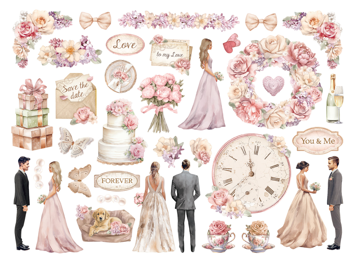 Stamperia - Die Cuts - Romance Forever Ceremony Edition*