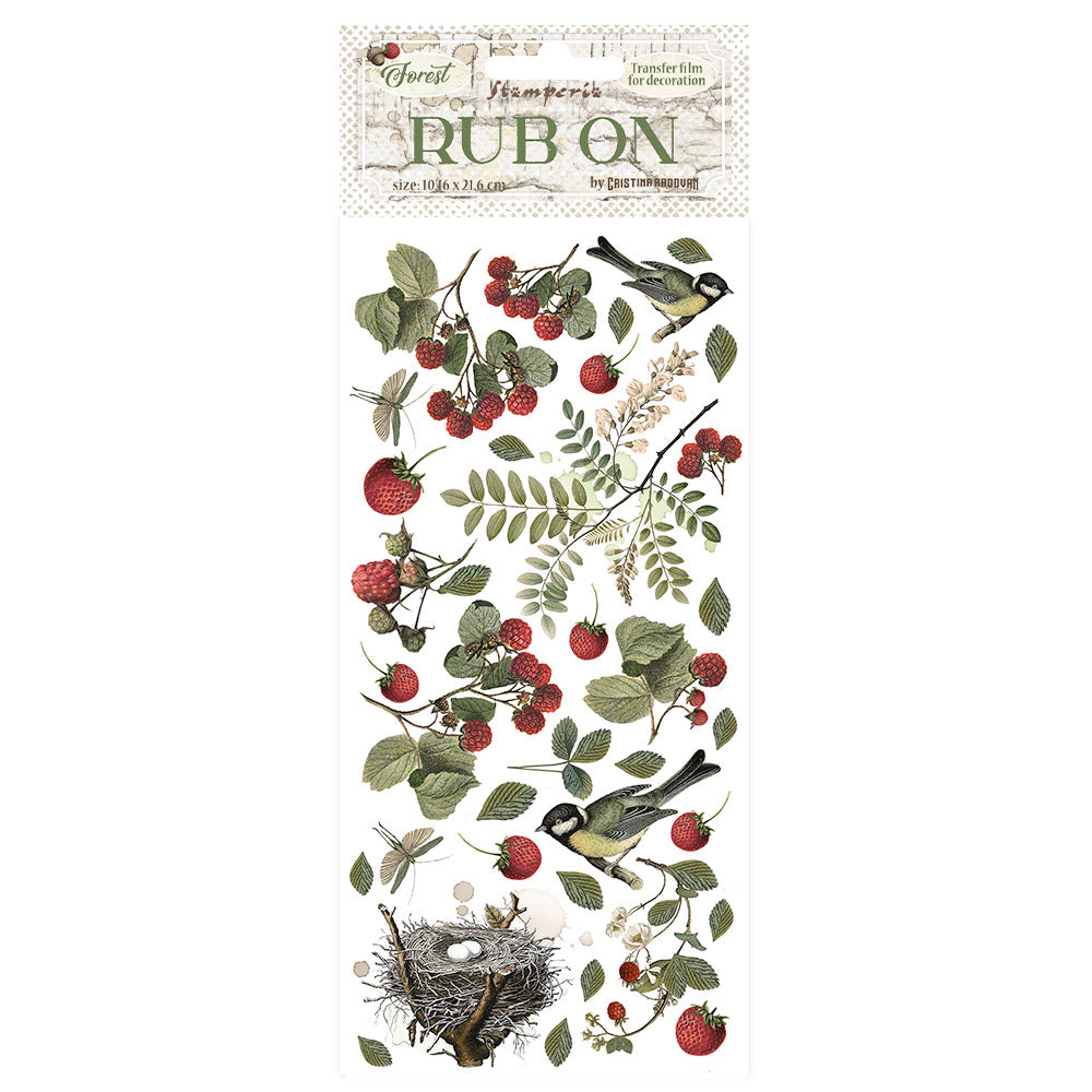 Stamperia - Rub-ons - Forest Bird and Nest