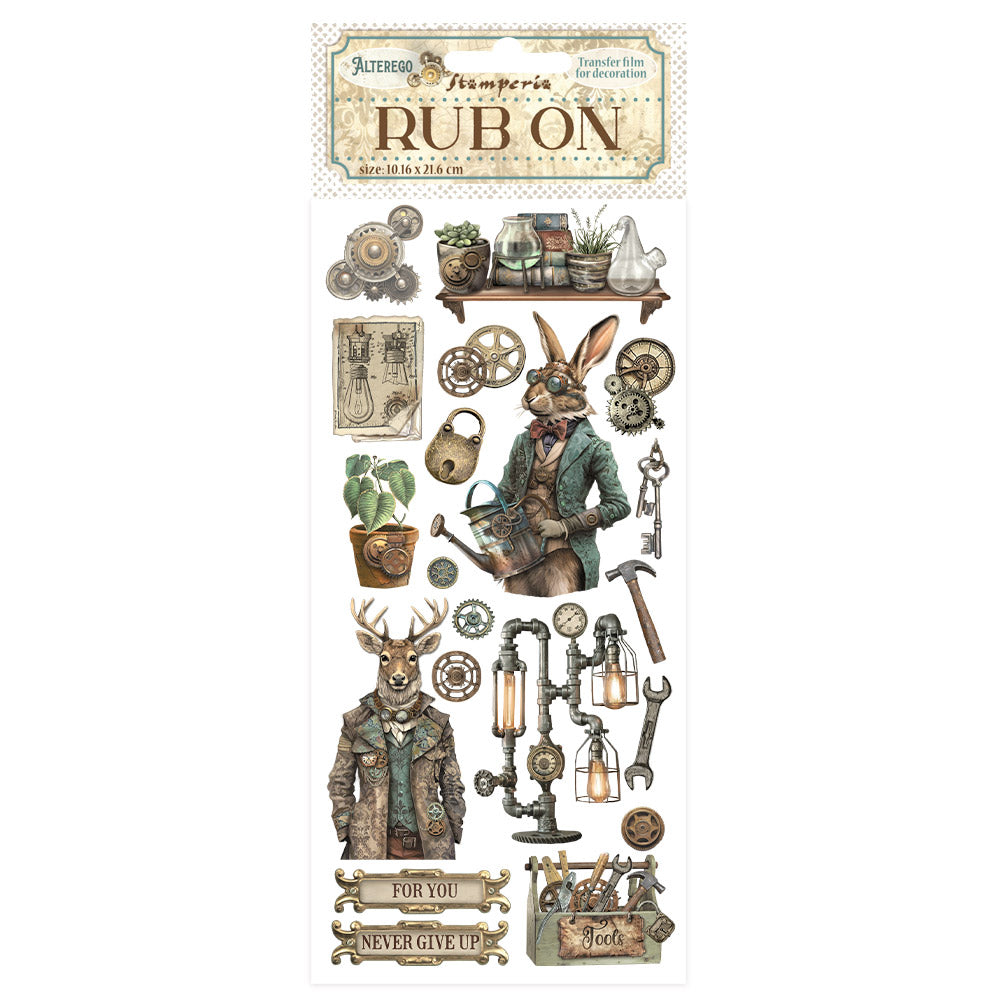 Stamperia - Rub-ons - Alterego gears and tools