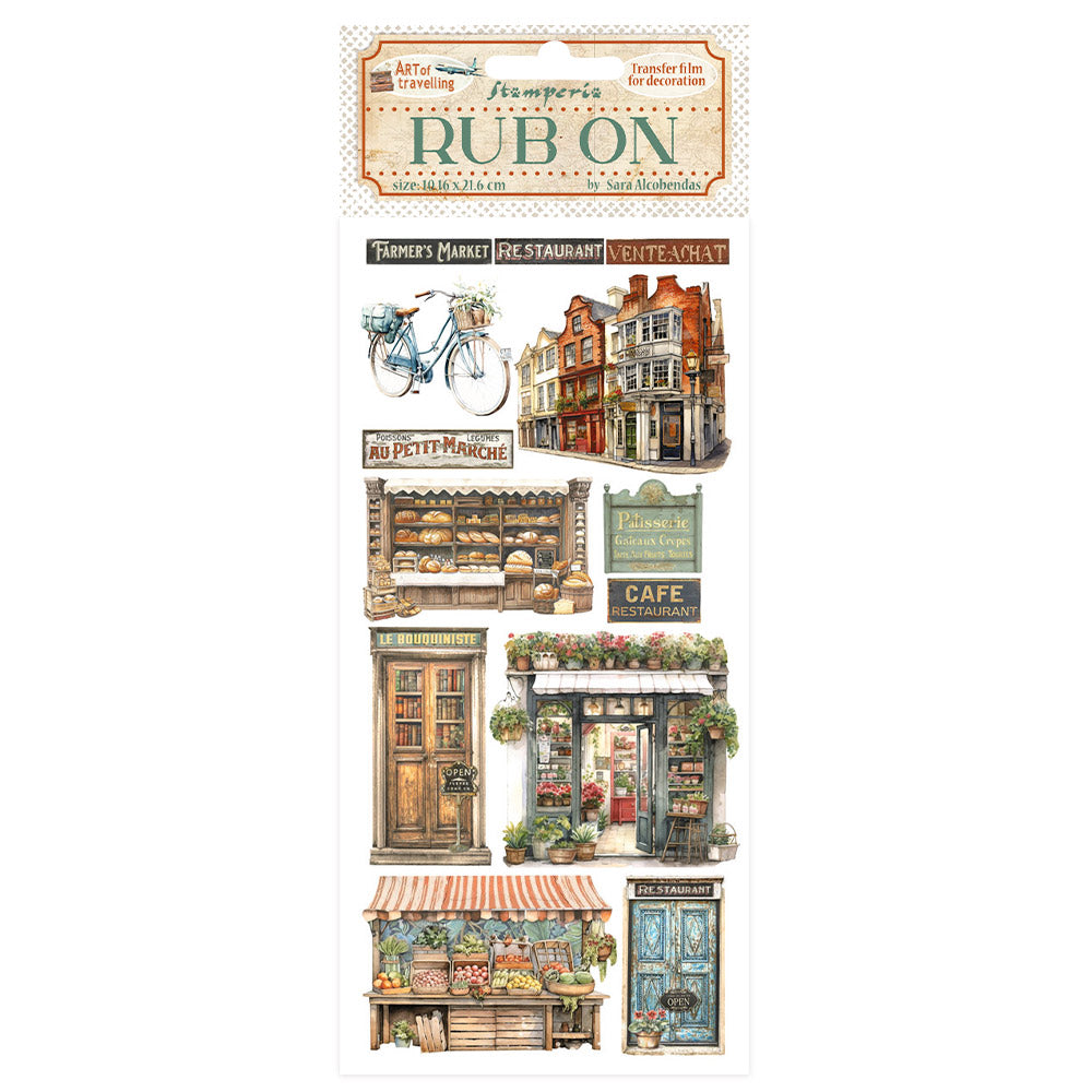 Stamperia - Rub-ons - Art of Travelling shops