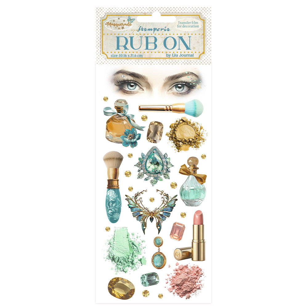 Stamperia - Rub-ons - Masquerade beauty