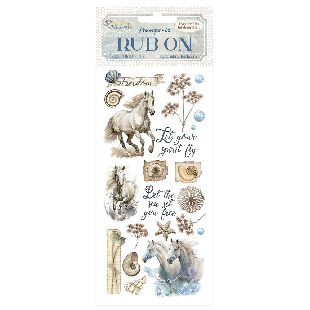 Stamperia - Rub-ons - Silent Sea horses