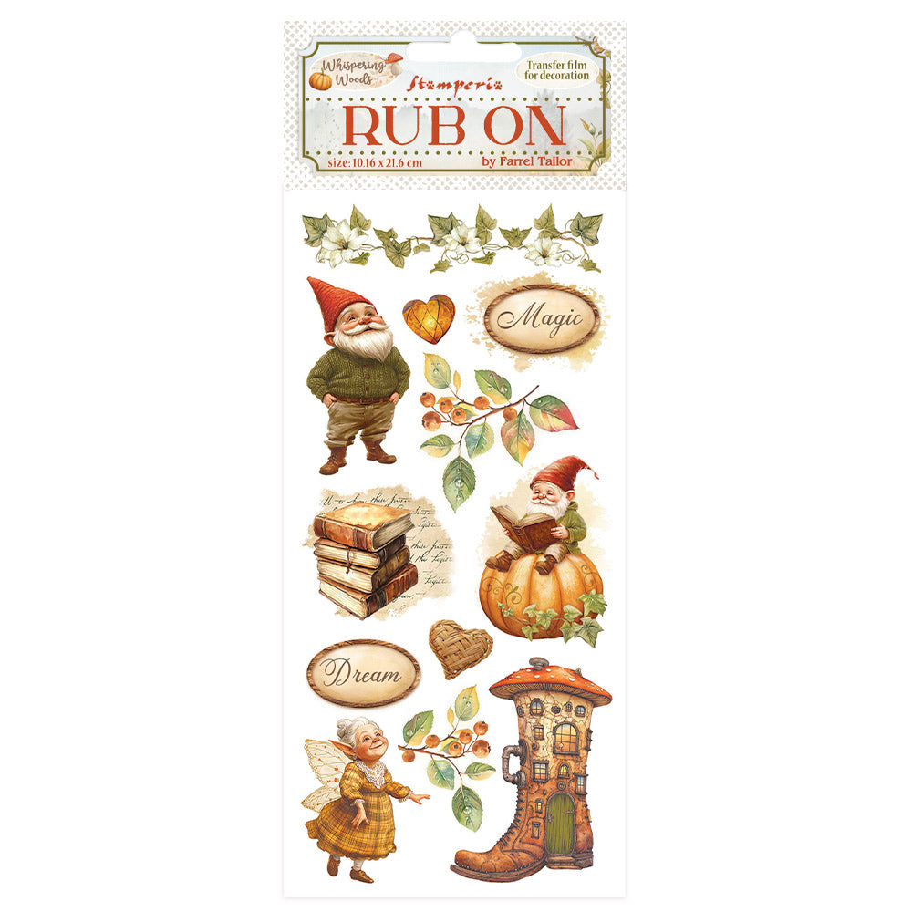 Stamperia - Rub-ons - Whispering Woods - gnome