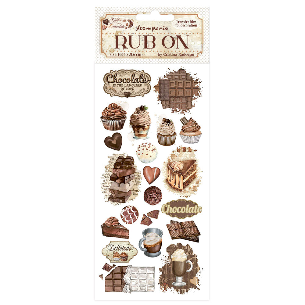Stamperia - Rub-ons - Coffee and Chocolate Vintage sweet moment