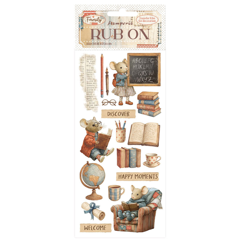 Stamperia - Rub-ons - Family - Moments