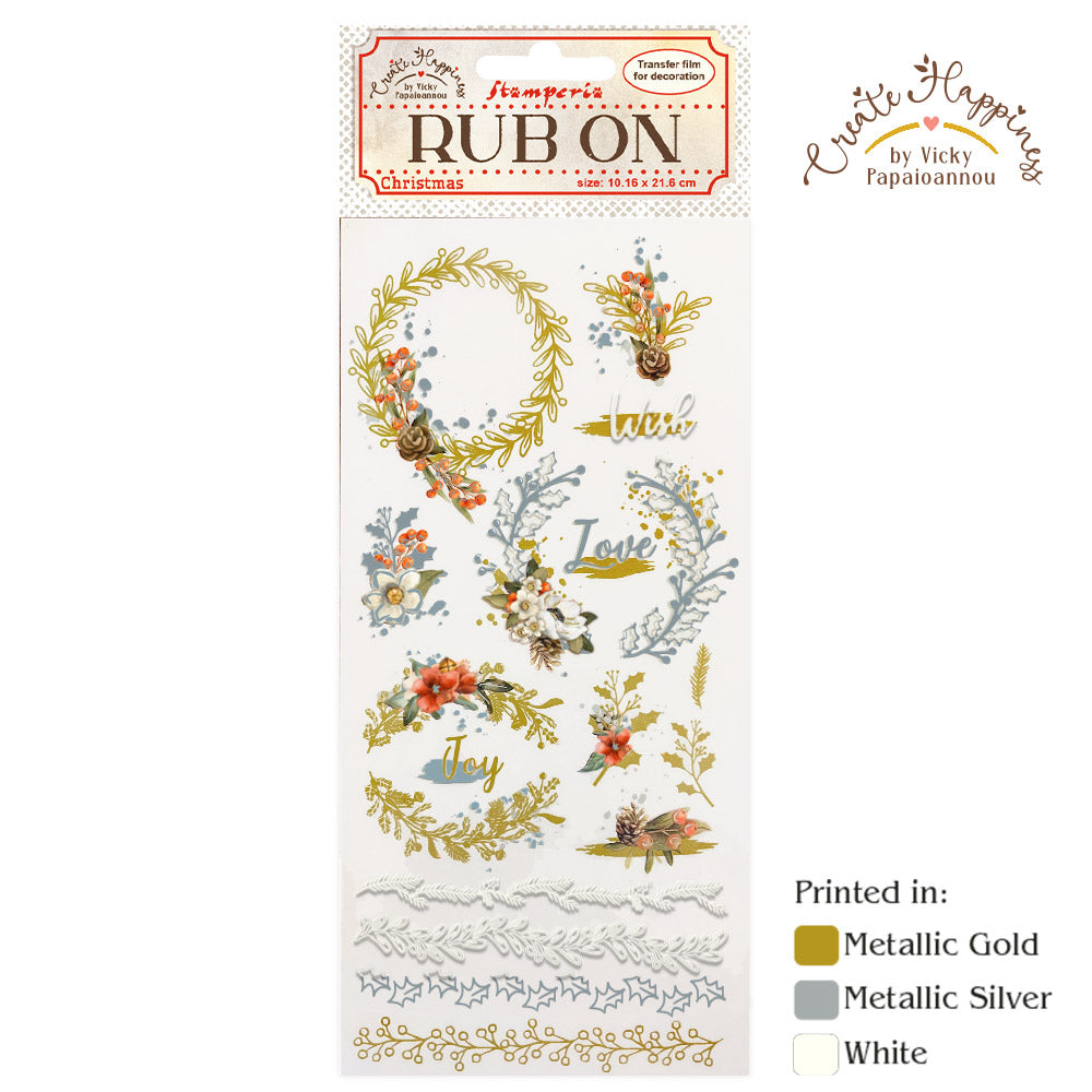 Stamperia - Create Happiness Garlands - Rub-Ons