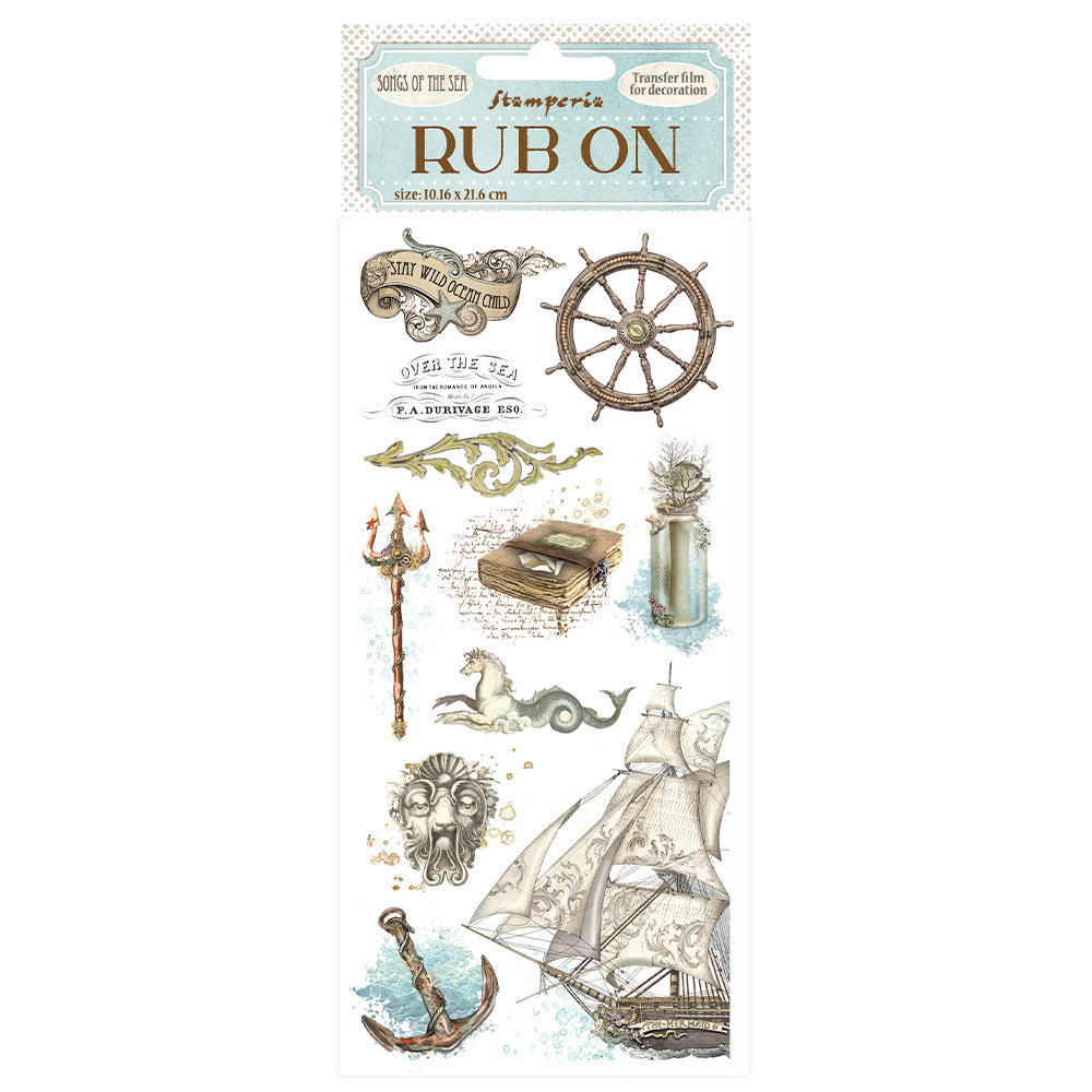 Stamperia - Rub-Ons - Songs of the Sea - Elements