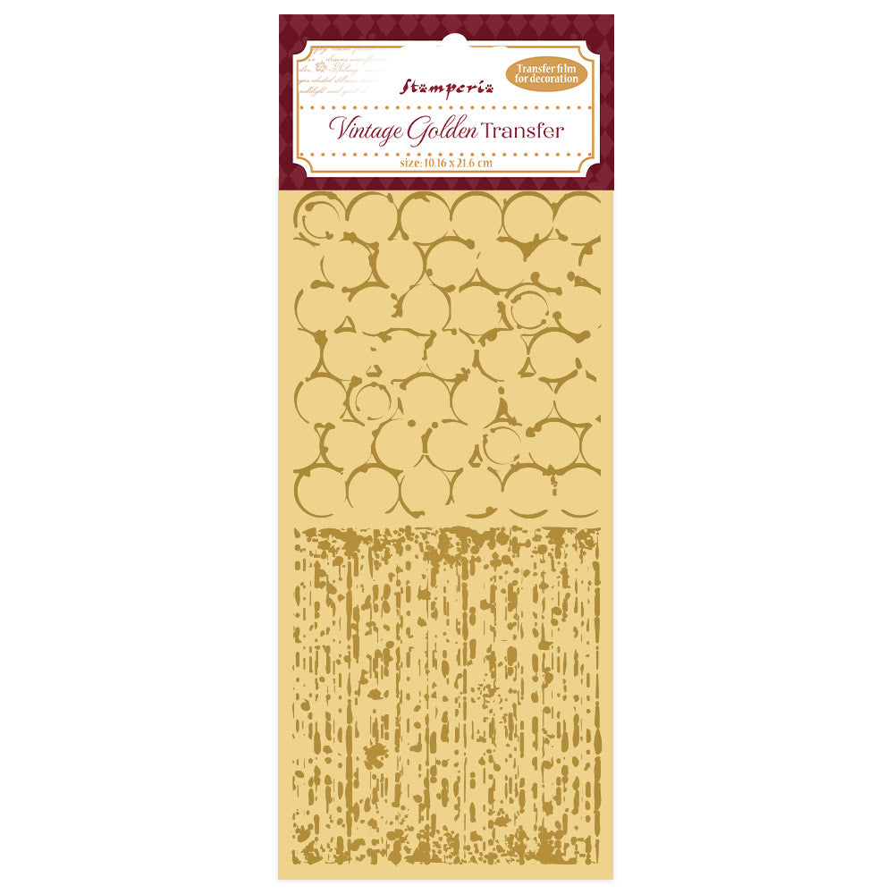 Stamperia - Vintage Golden Transfer - Backgrounds