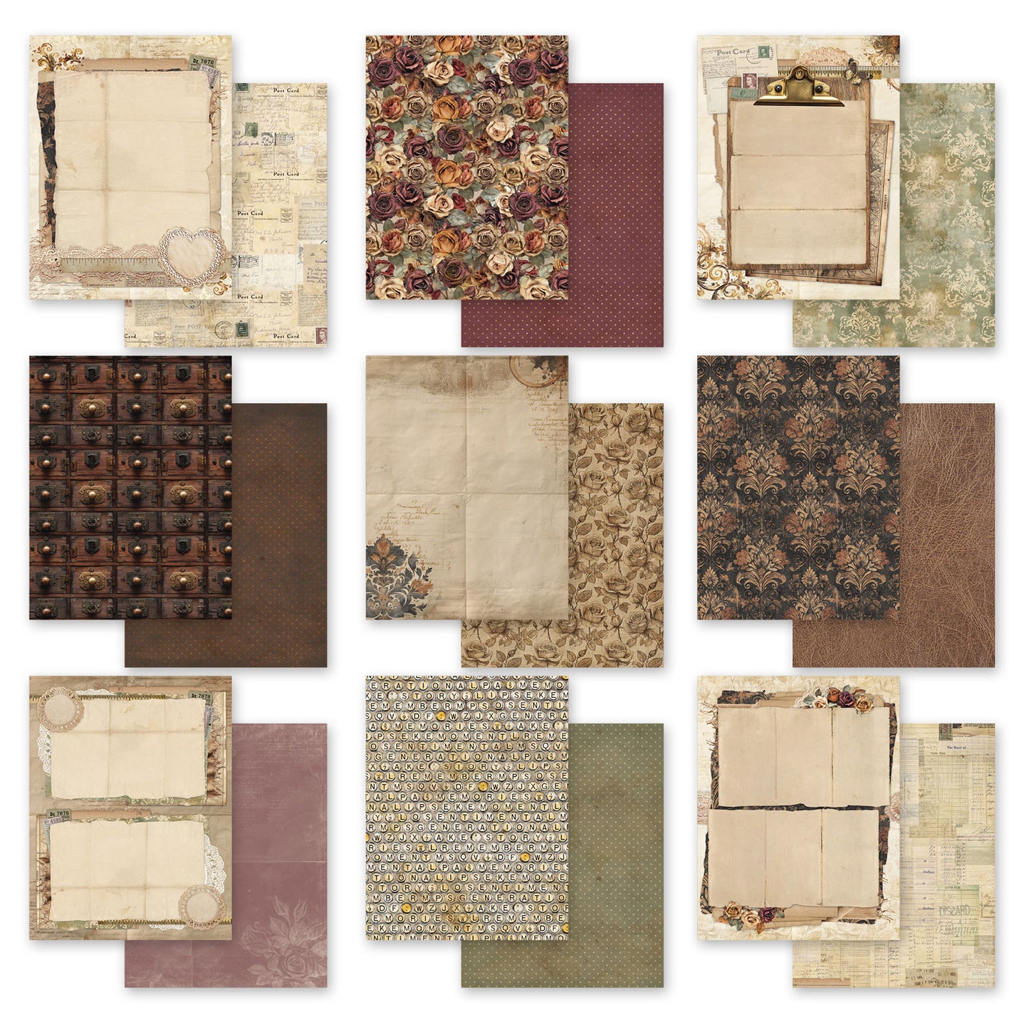 49 and Market - 6x8 Paper Pack - Nostalgic Memories