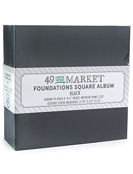 49 and Market - Foundations square album - Black