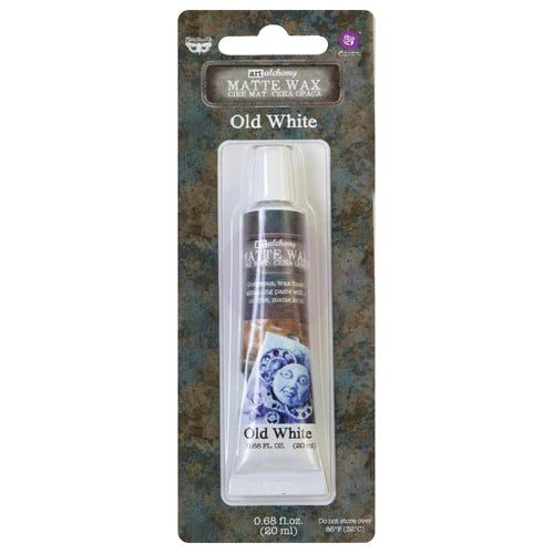 Prima - Finnabair - Art Alchemy - Wax Paste - Old White