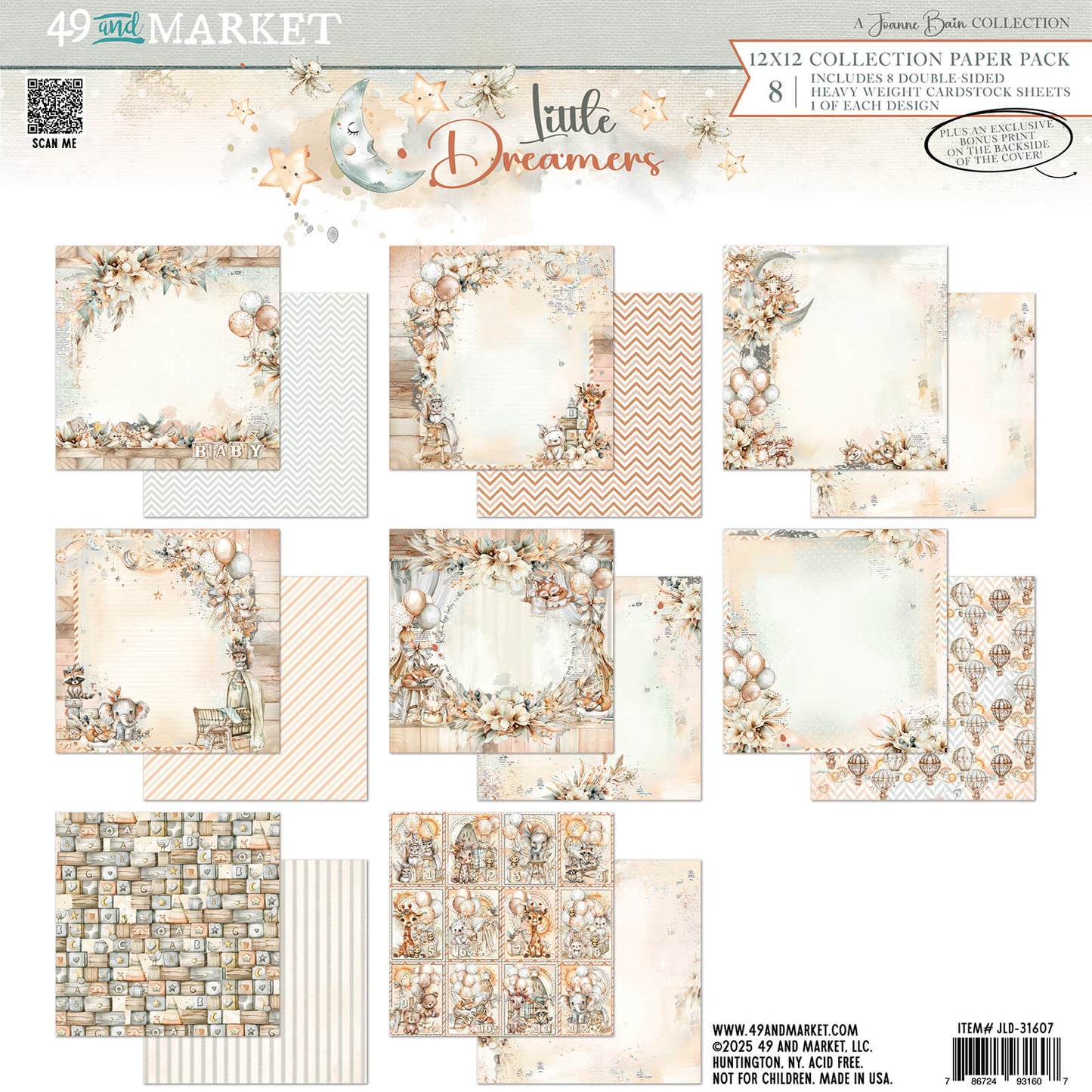 49 and Market - Little Dreamers - 12 x 12 Collection Pack