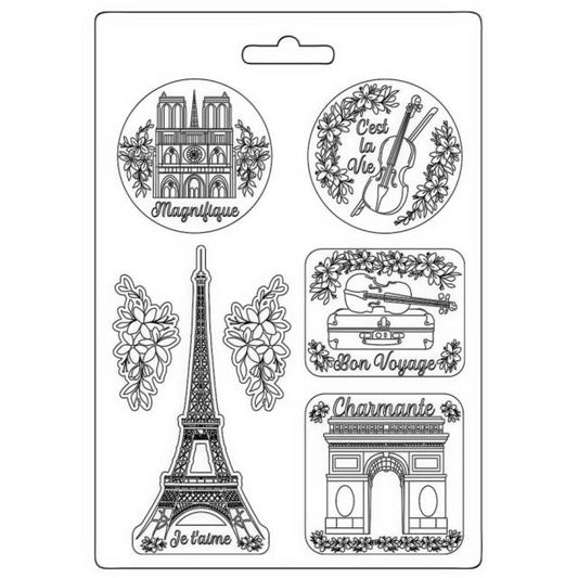 Stampera- Soft Mould A4 -  Oh La La Tour Eiffel*