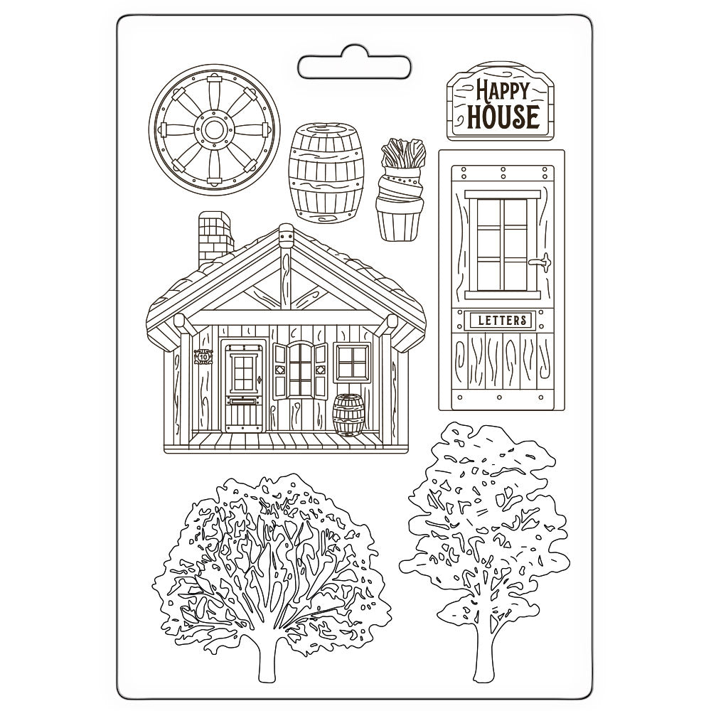 Stamperia - Soft Mould A5 - Alterego cottage