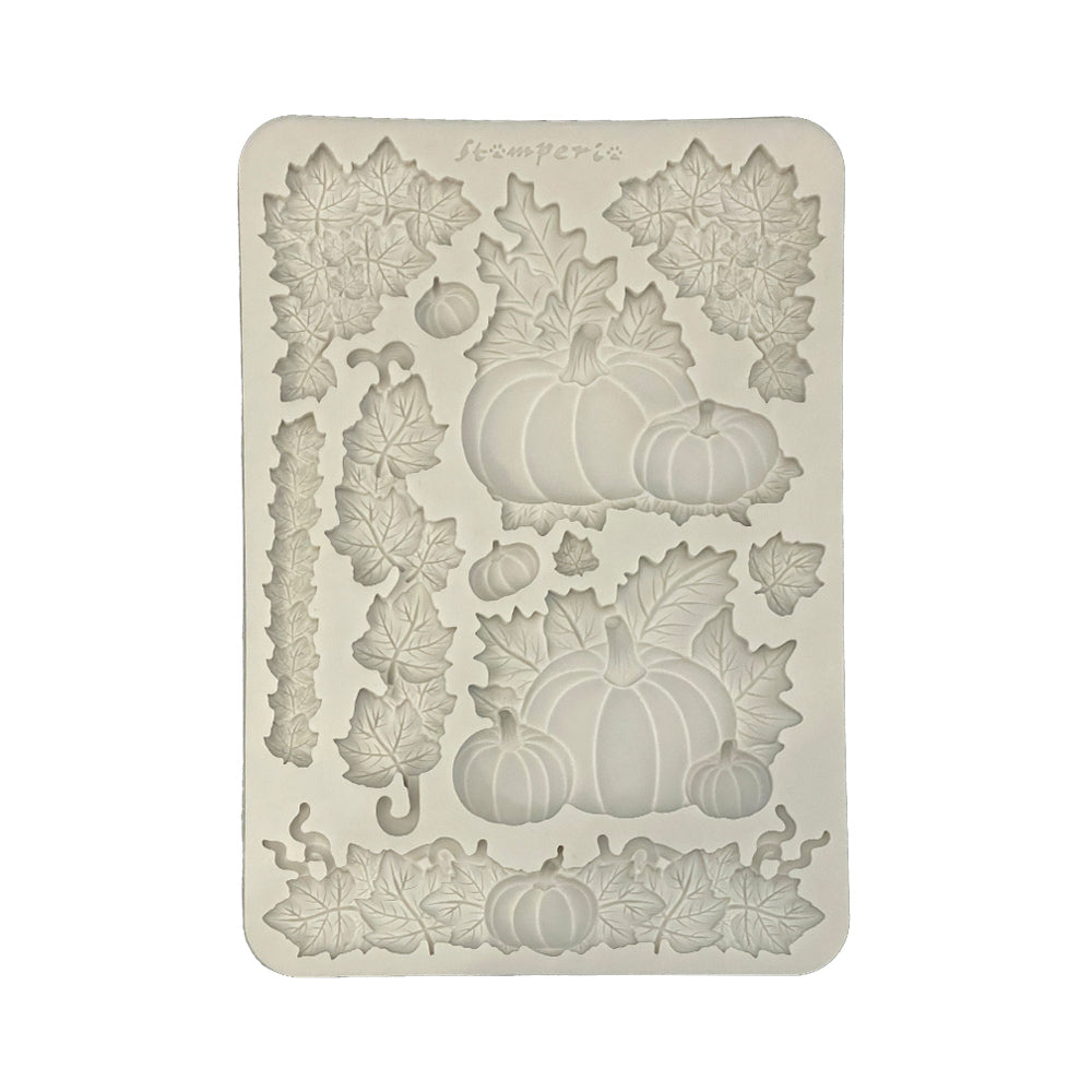Stamperia - Silicon mold A5 - Whispering Woods pumpkins