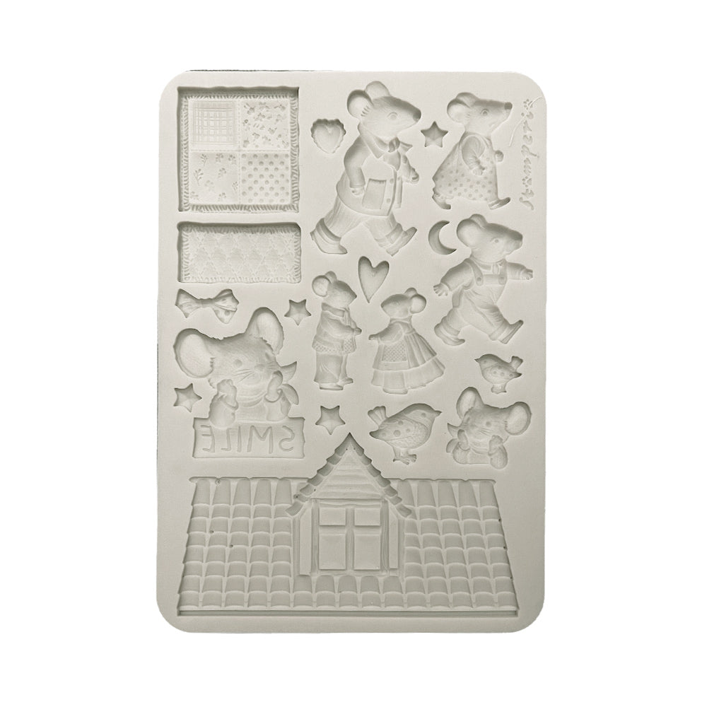 Stamperia - Silicon mold A5 - Family Mice