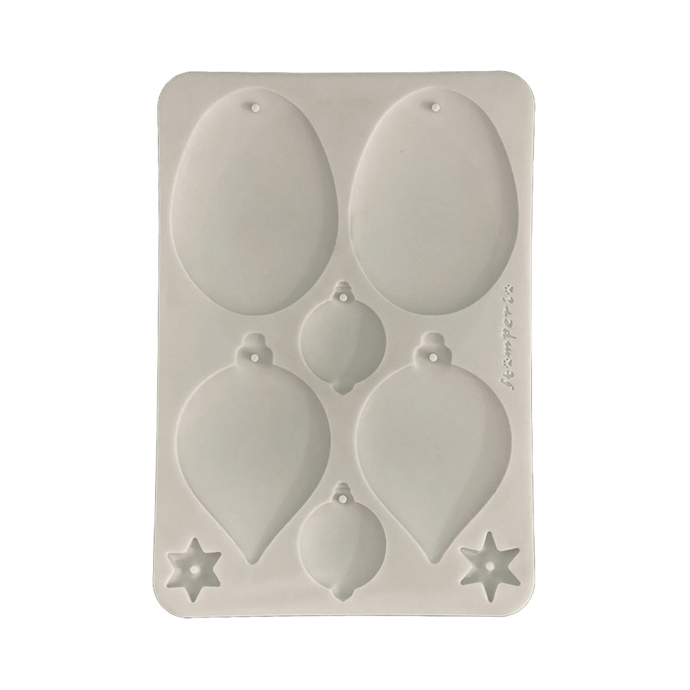 Stamperia - Silicon mold A5 - Christmas Balls