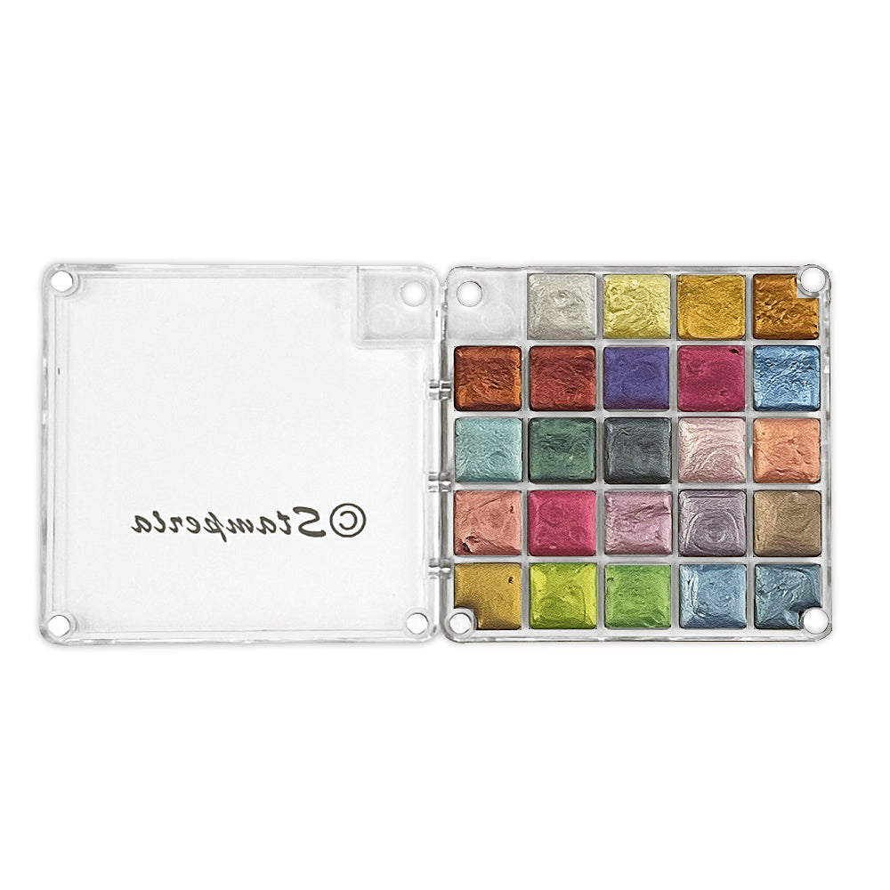 Stamperia- Metallic Water colours paints set - 24 colours