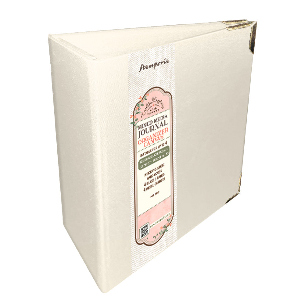 Stamperia - Create Happiness Organizer for notebooks A5 in canvas with 4 metal corners