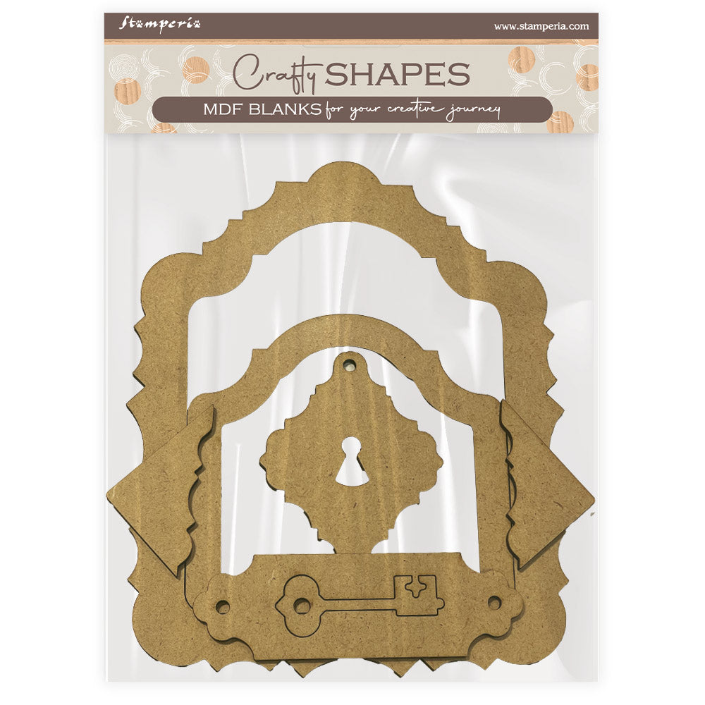 Stamperia - Crafty Shapes - Frame and Key*