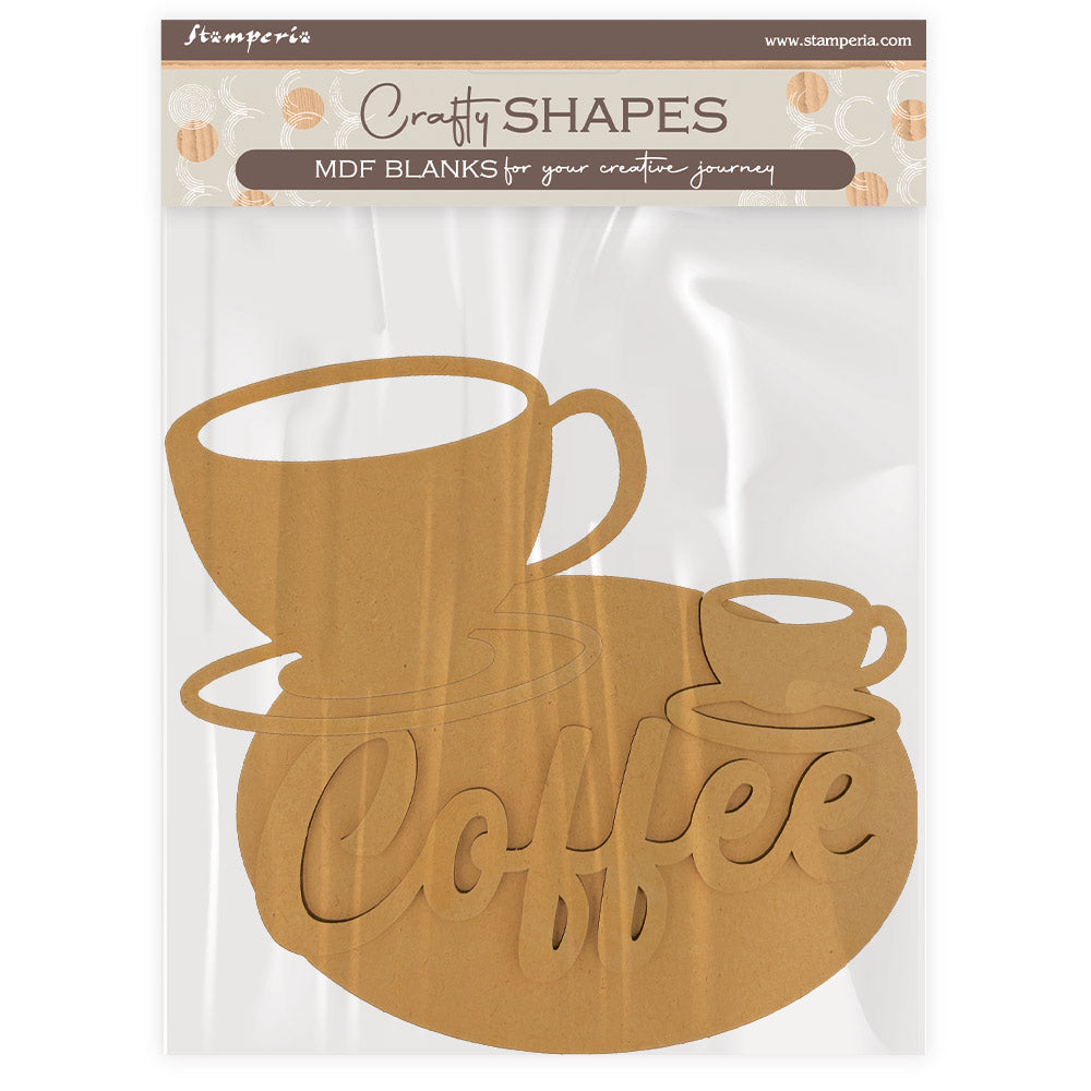 Stamperia - Crafty Shapes - Chocolate cup and plate