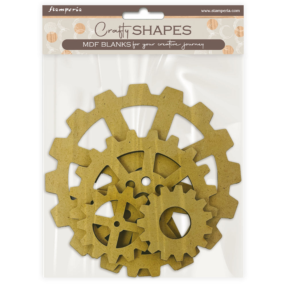 Stamperia - Crafty Shapes - Garden of Time - Gears