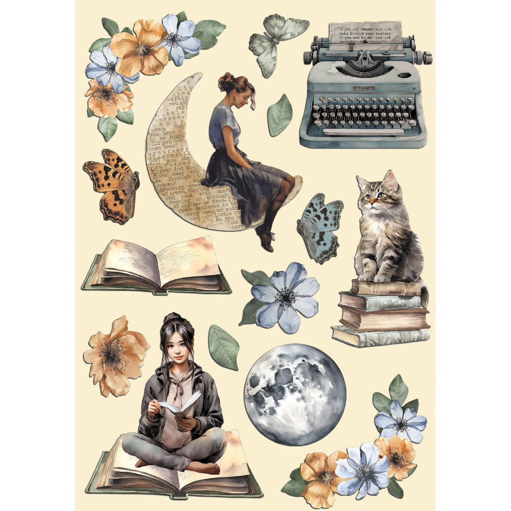 Stamperia - A5 - Wooden Shapes - Secret Diary