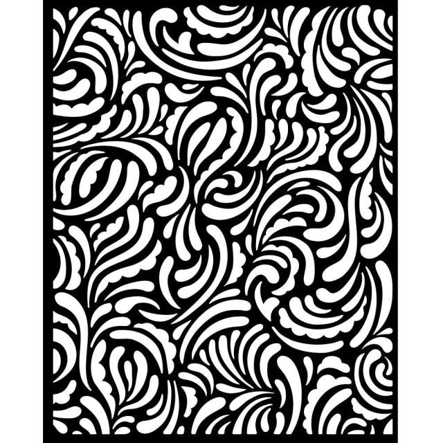 Stamperia - Mix Media Stencil - 20 X 25 Songs of the Sea - texture